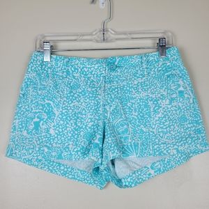 Lilly Pulitzer Shorely Blue Ice Shorts